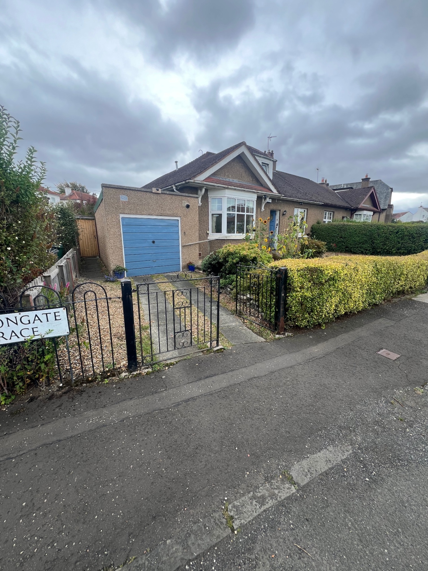 Before: driveway near Blackhall, Edinburgh EH4